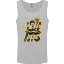 High Octane Ride 1971 Muscle Car Mens Vest Tank Top Sports Grey