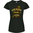 High Octane Ride 1971 Muscle Car Womens Petite Cut T-Shirt Black