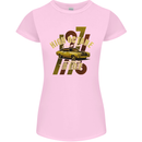 High Octane Ride 1971 Muscle Car Womens Petite Cut T-Shirt Light Pink
