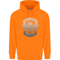 High Speed Junkies Biker Mortorcycle Childrens Kids Hoodie Orange