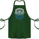 High Speed Junkies Biker Mortorcycle Cotton Apron 100% Organic Forest Green