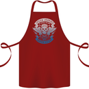 High Speed Junkies Biker Mortorcycle Cotton Apron 100% Organic Maroon