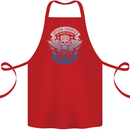 High Speed Junkies Biker Mortorcycle Cotton Apron 100% Organic Red