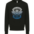 High Speed Junkies Biker Mortorcycle Kids Sweatshirt Jumper Black