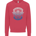 High Speed Junkies Biker Mortorcycle Kids Sweatshirt Jumper Heliconia