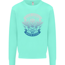 High Speed Junkies Biker Mortorcycle Kids Sweatshirt Jumper Peppermint