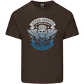 High Speed Junkies Biker Mortorcycle Kids T-Shirt Childrens Chocolate