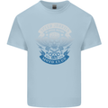 High Speed Junkies Biker Mortorcycle Kids T-Shirt Childrens Light Blue