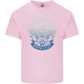 High Speed Junkies Biker Mortorcycle Kids T-Shirt Childrens Light Pink