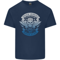 High Speed Junkies Biker Mortorcycle Kids T-Shirt Childrens Navy Blue