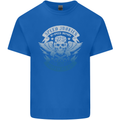 High Speed Junkies Biker Mortorcycle Kids T-Shirt Childrens Royal Blue