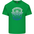 High Speed Junkies Biker Mortorcycle Mens Cotton T-Shirt Tee Top Irish Green
