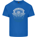 High Speed Junkies Biker Mortorcycle Mens Cotton T-Shirt Tee Top Royal Blue