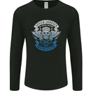 High Speed Junkies Biker Mortorcycle Mens Long Sleeve T-Shirt Black