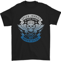 High Speed Junkies Biker Mortorcycle Mens T-Shirt Cotton Gildan Black