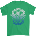 High Speed Junkies Biker Mortorcycle Mens T-Shirt Cotton Gildan Irish Green