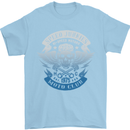 High Speed Junkies Biker Mortorcycle Mens T-Shirt Cotton Gildan Light Blue