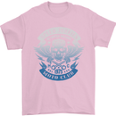 High Speed Junkies Biker Mortorcycle Mens T-Shirt Cotton Gildan Light Pink