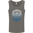 High Speed Junkies Biker Mortorcycle Mens Vest Tank Top Charcoal