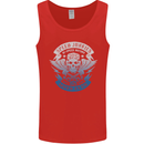 High Speed Junkies Biker Mortorcycle Mens Vest Tank Top Red