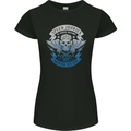 High Speed Junkies Biker Mortorcycle Womens Petite Cut T-Shirt Black