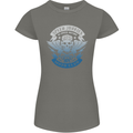 High Speed Junkies Biker Mortorcycle Womens Petite Cut T-Shirt Charcoal