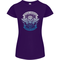 High Speed Junkies Biker Mortorcycle Womens Petite Cut T-Shirt Purple