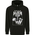 High as An Alien Magic Mushrooms LSD Trippy Childrens Kids Hoodie Black
