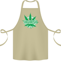 Highrish St. Patrick's Day Weed Drugs Funny Cotton Apron 100% Organic Khaki