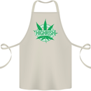 Highrish St. Patrick's Day Weed Drugs Funny Cotton Apron 100% Organic Natural
