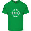 Highrish St. Patrick's Day Weed Drugs Funny Kids T-Shirt Childrens Irish Green