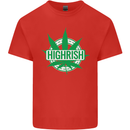 Highrish St. Patrick's Day Weed Drugs Funny Kids T-Shirt Childrens Red