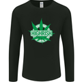 Highrish St. Patrick's Day Weed Drugs Funny Mens Long Sleeve T-Shirt Black