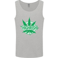 Highrish St. Patrick's Day Weed Drugs Funny Mens Vest Tank Top Sports Grey