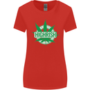 Highrish St. Patrick's Day Weed Drugs Funny Womens Wider Cut T-Shirt Red