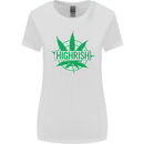 Highrish St. Patrick's Day Weed Drugs Funny Womens Wider Cut T-Shirt White