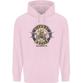 Highway Wheels Motocross Motorcycle Childrens Kids Hoodie Light Pink
