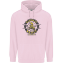 Highway Wheels Motocross Motorcycle Childrens Kids Hoodie Light Pink