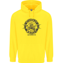 Highway Wheels Motocross Motorcycle Childrens Kids Hoodie Yellow