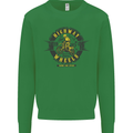 Highway Wheels Motocross Motorcycle Kids Sweatshirt Jumper Irish Green
