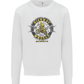 Highway Wheels Motocross Motorcycle Kids Sweatshirt Jumper White