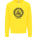 Highway Wheels Motocross Motorcycle Kids Sweatshirt Jumper Yellow