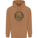 Highway Wheels Motocross Motorcycle Mens 80% Cotton Hoodie Caramel Latte