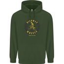 Highway Wheels Motocross Motorcycle Mens 80% Cotton Hoodie Forest Green