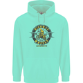 Highway Wheels Motocross Motorcycle Mens 80% Cotton Hoodie Peppermint