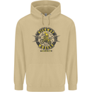 Highway Wheels Motocross Motorcycle Mens 80% Cotton Hoodie Sand
