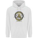 Highway Wheels Motocross Motorcycle Mens 80% Cotton Hoodie White