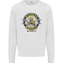 Highway Wheels Motocross Motorcycle Mens Sweatshirt Jumper White