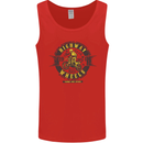 Highway Wheels Motocross Motorcycle Mens Vest Tank Top Red