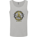 Highway Wheels Motocross Motorcycle Mens Vest Tank Top Sports Grey